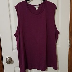 CJ Banks Purple Tank Top